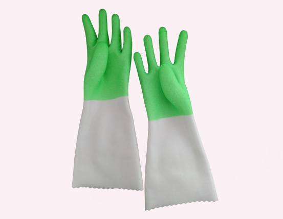 荧光绿衬里舒适手套