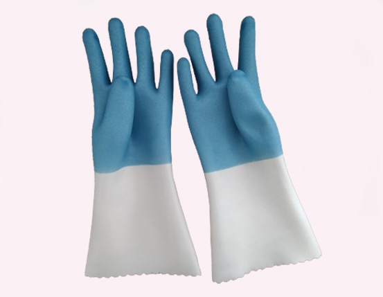 雾霾蓝衬里舒适手套